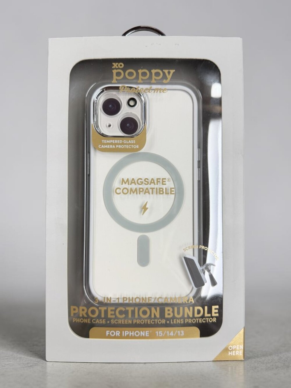 xo poppy 3 in 1 phone camera protection bundle